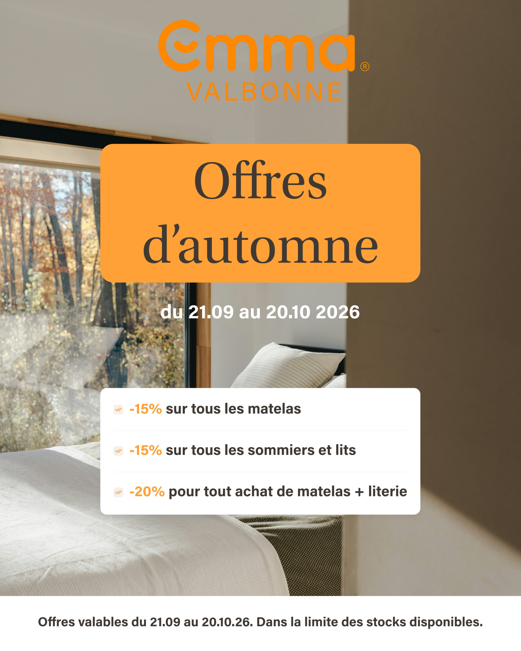 Offre spéciale Emma Valbonne